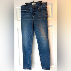 Madewell 8” Skinny Jeans, Size 29